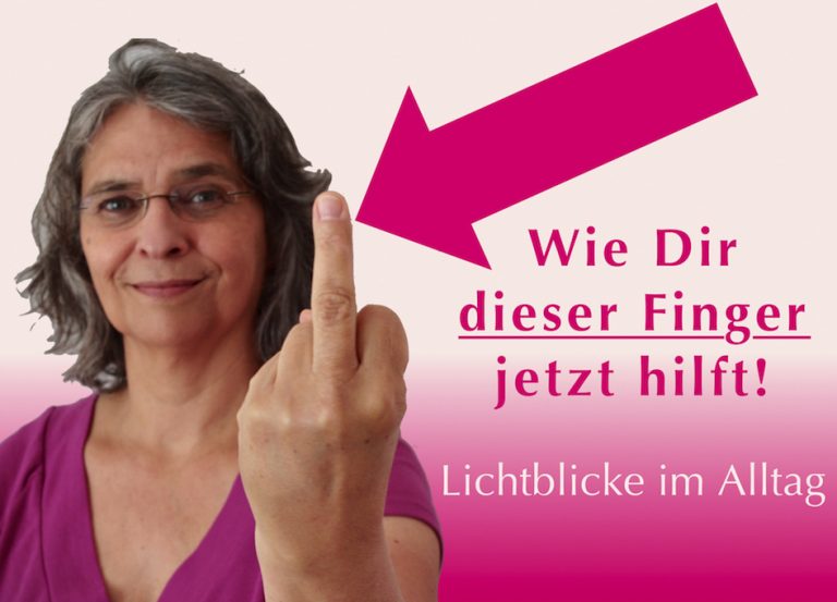 Mittelfinger - Bild für Blogbeitrag