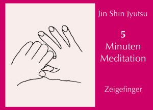 Halte deinen Zeigefinger
