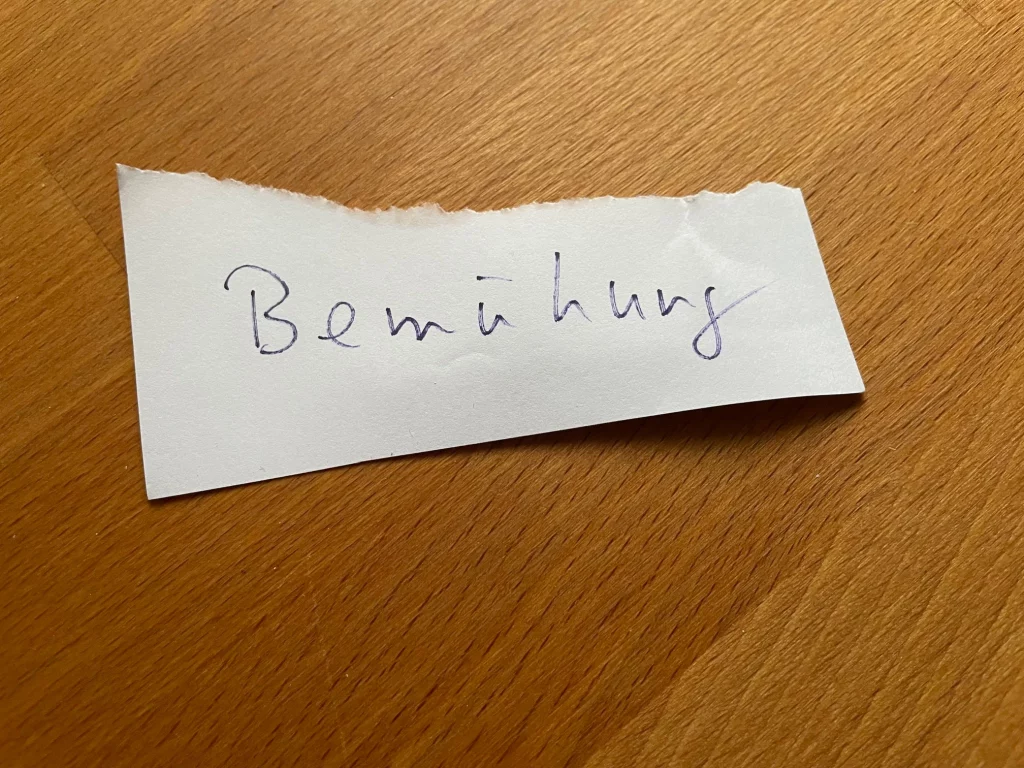 Herzenergie und ein Wort, das einfach blieb